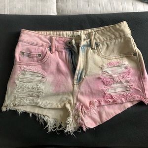 Bullhead (PacSun) Distressed Multi Shorts